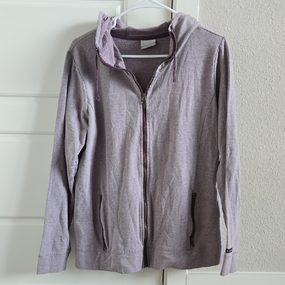 Columbia Women's Purple Zip-Up Hoodie